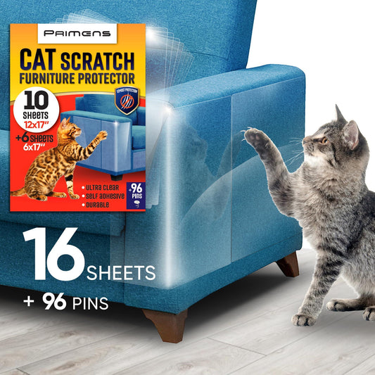 Heavy Duty Cat Scratch Deterrent Furniture Protectors for Sofa Clear 16 Sheets A minha loja