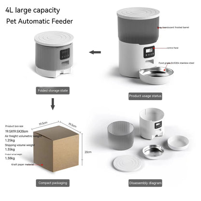 Cat Smart Dog Automatic Pet Feeder A minha loja