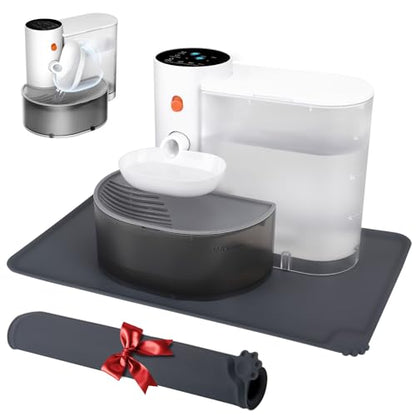 GOYJOY Smart Pet Water FountainWireless Cat Water Fountain No Filter3.5L/118oz Ultra Silent Cat FountainSewage Separation & Always Fresh Water(Includes A Silicone Food Mat) A minha loja