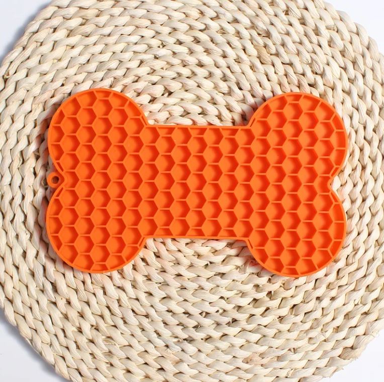 Bone Silicone Licking Dog Slow Food Mat A minha loja