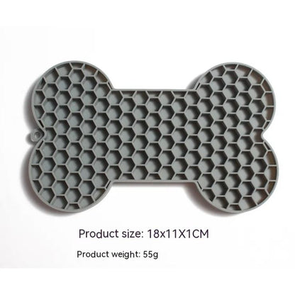 Bone Silicone Licking Dog Slow Food Mat A minha loja