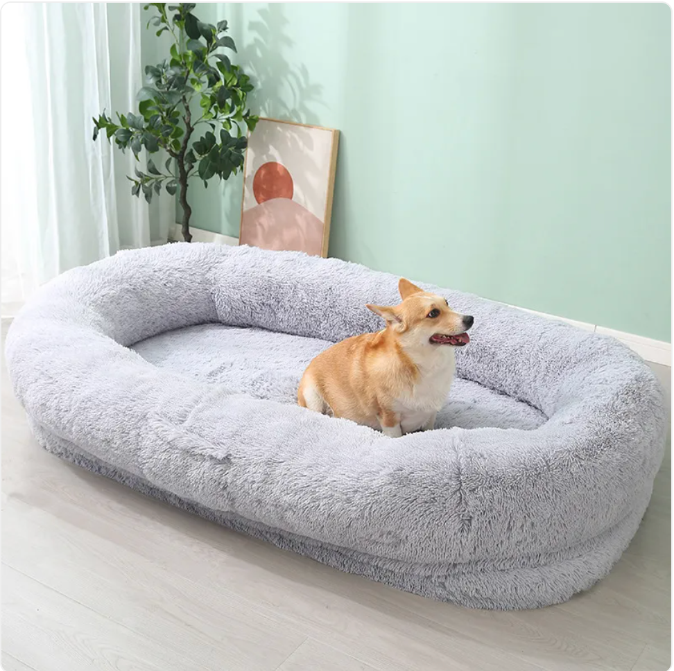 Plush Winter Pet Bed - Warm, Large, Removable & Washable A minha loja