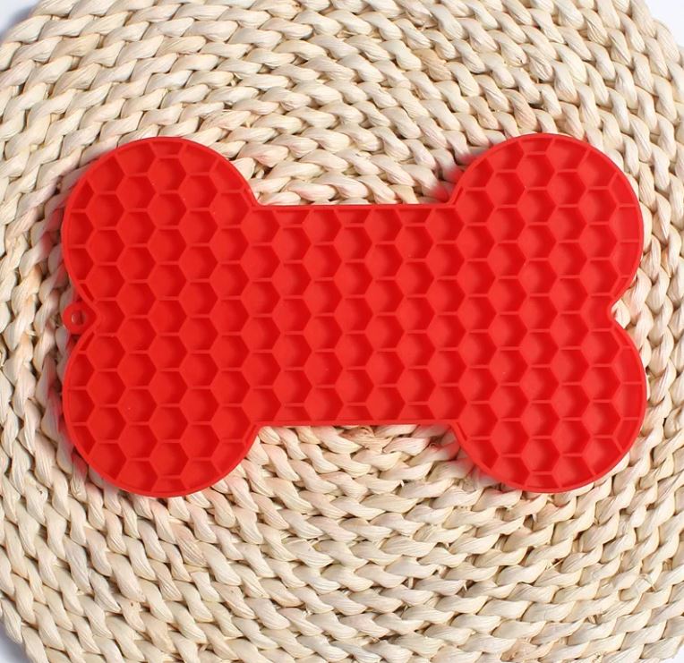 Bone Silicone Licking Dog Slow Food Mat A minha loja
