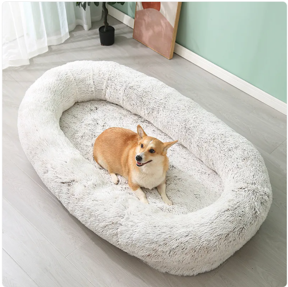 Plush Winter Pet Bed - Warm, Large, Removable & Washable A minha loja