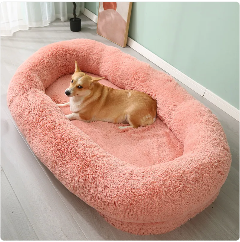 Plush Winter Pet Bed - Warm, Large, Removable & Washable A minha loja