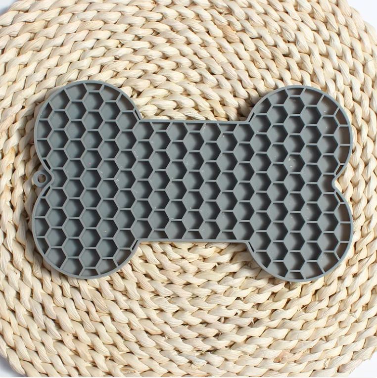 Bone Silicone Licking Dog Slow Food Mat A minha loja