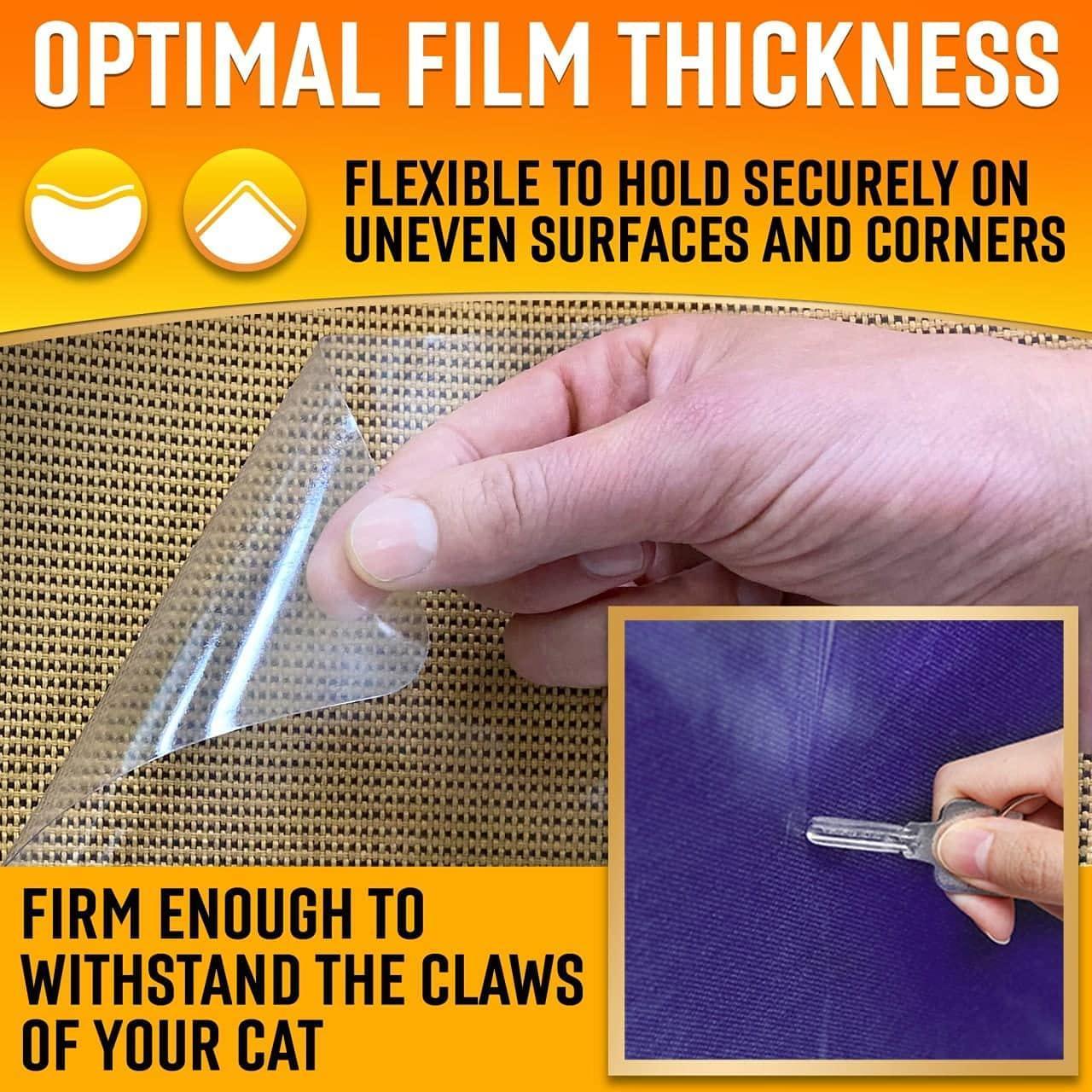 Heavy Duty Cat Scratch Deterrent Furniture Protectors for Sofa Clear 16 Sheets A minha loja